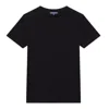Frescobol Carioca Black Crew Neck T Shirt In Black