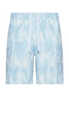 FRESCOBOL CARIOCA BOARD SEASCAPE PRINT SWIM SHORTS