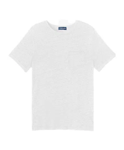 Frescobol Carioca Carmo Linen T-shirt In White