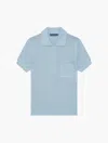Frescobol Carioca Clemente Knit Polo In Seafoam