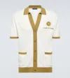 Frescobol Carioca Romero Embroidered Cotton Cardigan In White