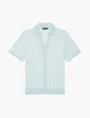 Frescobol Carioca Copa Camada Romero Knit Cardigan In Seafoam