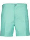 Frescobol Carioca Copacabana Tailored Swim Shorts In Green