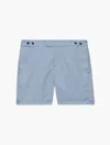 Frescobol Carioca Copacabana Tailored Swim Shorts In Slate Blue