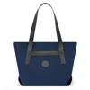 Frescobol Carioca Costa Canva &amp; Leather Beach Tote Bag Navy In Blue