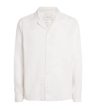 Frescobol Carioca Cotton-linen Safra Shirt In White