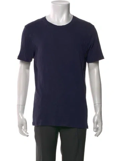 Pre-owned Frescobol Carioca Crew Neck Short Sleeve T-shirt In Blue