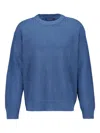 Frescobol Carioca Jardim Knit Crewneck Sweater In Blue