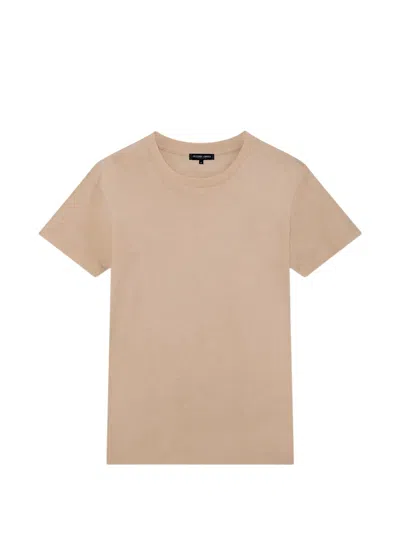 Frescobol Carioca Dinis Crew-neck T-shirt In Brown