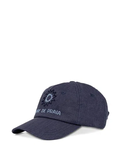 Frescobol Carioca Embroidered Baseball Cap In Blue