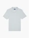 Frescobol Carioca Faustino Terry Cotton Polo In Halogen Grey