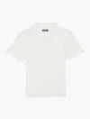 Frescobol Carioca Faustino Terry Cotton Polo In Ivory