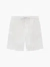 Frescobol Carioca Felipe Linen-blend Shorts In White