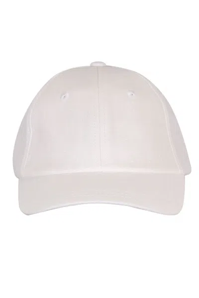 Frescobol Carioca Fernando Linen Cap Ivory In Neutral