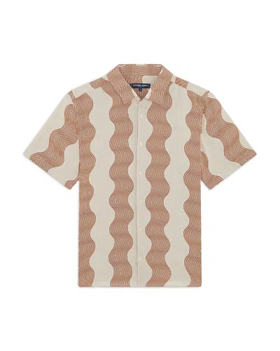 FRESCOBOL CARIOCA FRESCOBOL CARCIOCA RELAXED FIT CASTRO DUO CABANA STRIPE SHIRT