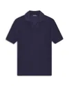 Frescobol Carioca Frescobol Carcioca Rino Rc Chain Stitch Knitted Polo In Dusk