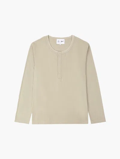 Frescobol Carioca Gabriel T-shirt X Parley For The Oceans In Sand Grey