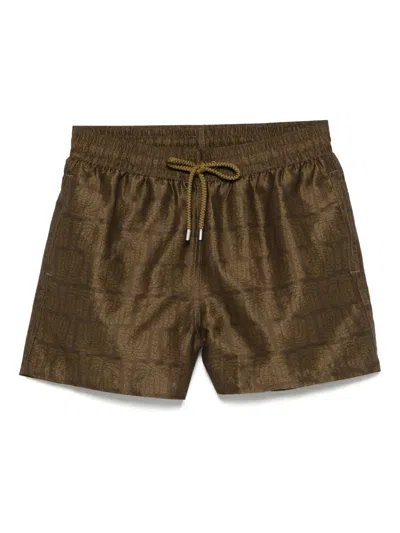 Frescobol Carioca Graphic-print Swim Shorts