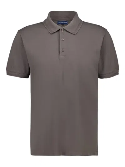 Frescobol Carioca Horacio Polo Shirt In Brown