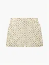 Frescobol Carioca Ipanema Weave Classic Swim Shorts In Jungle Green & Silver White