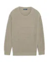 Frescobol Carioca Jardim Knit Crewneck Sweater In Beige