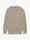 Frescobol Carioca Jardim Knit Crewneck Sweater In Beige