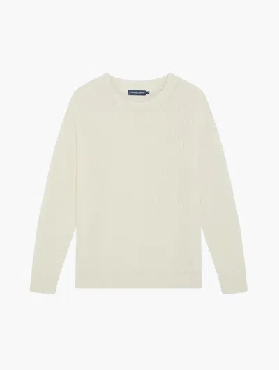Frescobol Carioca Jardim Linen Sweater In Off-white