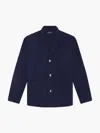 Frescobol Carioca Lima Cotton Blazer In Navy