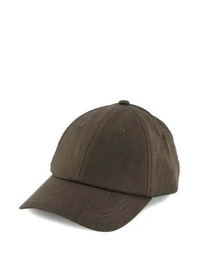Frescobol Carioca Linen Cap In Brown