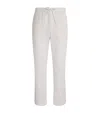 Frescobol Carioca Linen-cotton Oscar Straight Trousers In White