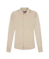 Frescobol Carioca Linen Long Sleeve Shirt In Beige In Neutral