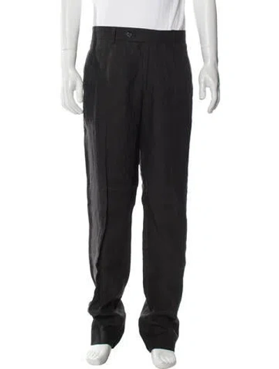 Pre-owned Frescobol Carioca Linen Pants In Gray