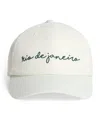 Frescobol Carioca Linen Rio De Janeiro Cap In White