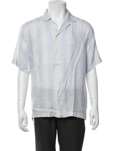Pre-owned Frescobol Carioca Linen Striped Shirt In Multicolor