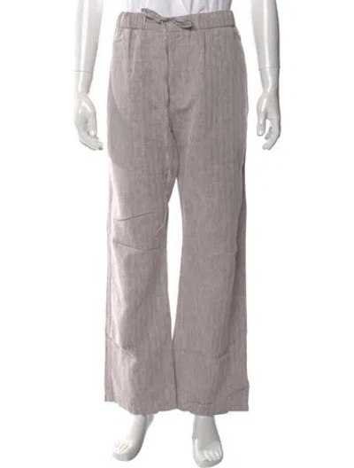 Pre-owned Frescobol Carioca Linen Sweatpants In Gray