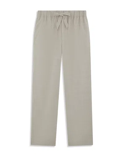 Frescobol Carioca Luan Tropical Wool Relaxed Lounge Trousers In Neutral