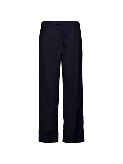 Frescobol Carioca Luan Wool Trousers In Black