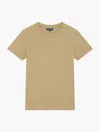Frescobol Carioca Lucio Cotton And Linen-blend Jersey T-shirt In Dried Moss