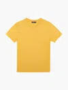 Frescobol Carioca Lucio Linen-cotton T-shirt In Papaya