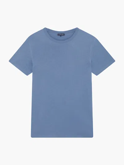 Frescobol Carioca Lucio T-shirt In Denim Blue