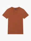 Frescobol Carioca Lucio T-shirt In Silk Brown