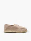 Frescobol Carioca Marcelo Suede Loafers In Truffle
