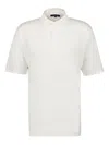 Frescobol Carioca Mello Button-up Linen Polo Shirt In White