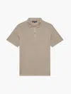Frescobol Carioca Mello Linen Polo In Truffle