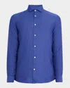 Frescobol Carioca Men's Antonio Linen Casual Button-down Shirt