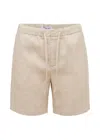 Frescobol Carioca Men's Drawstring Shorts In Sand In Neutral