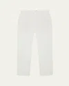 Frescobol Carioca Men's Mendes Linen-blend Drawstring Trousers In White