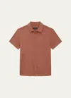 Frescobol Carioca Men's Russo Button-down Shirt In Dusty Coral