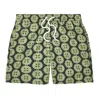 Frescobol Carioca Men's Swim Board Shorts With Medalhao Print In Multi