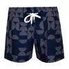 Frescobol Carioca Men's Swim Shorts In Navy Blue In Blue